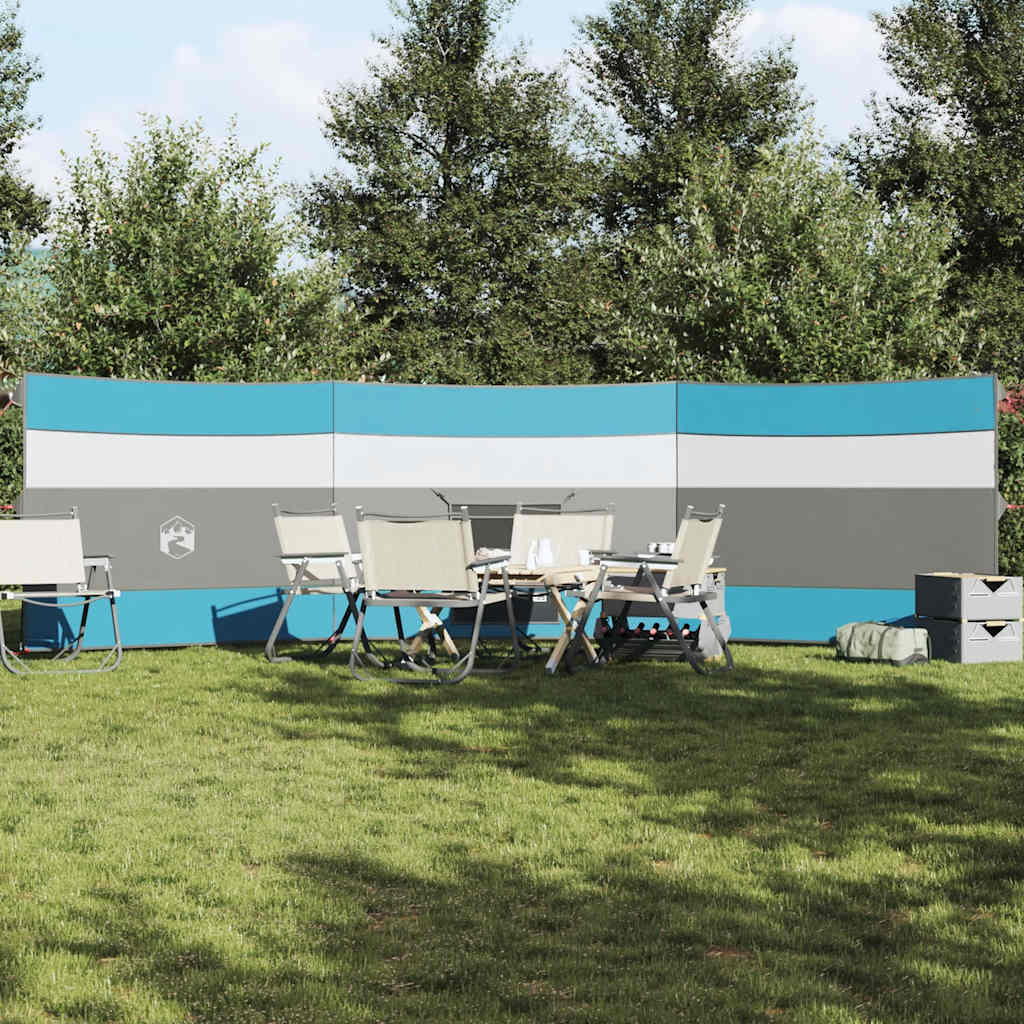 Vidaxx Camping Windschutzscheibe wasserdicht 508x130 cm blau