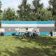 Vidaxx Camping Windschutzscheibe wasserdicht 508x130 cm blau