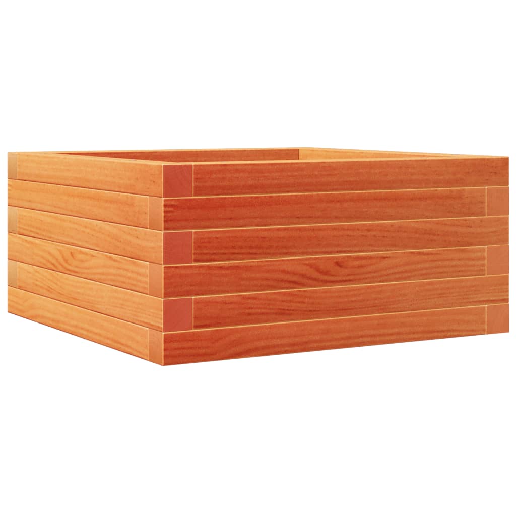VIDAXL -Planungsbox 50x50x23 cm Festkiefer Wäschebraun