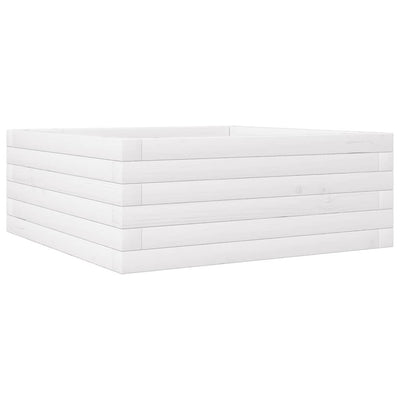 VIDAXL -Planungsbox 60x60x23 cm Festkiefer weiß