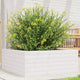 VIDAXL -Planungsbox 60x60x23 cm Festkiefer weiß