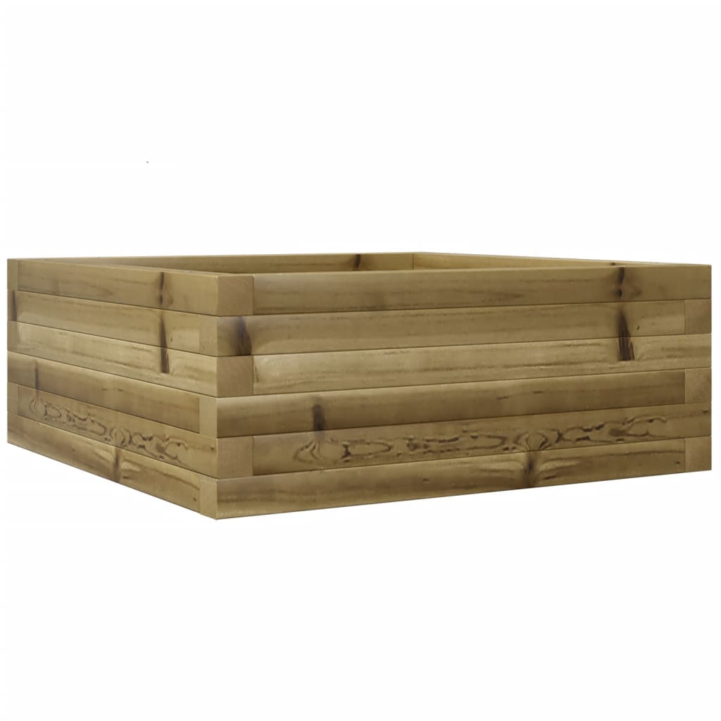 VIDAXL -Planungsbox 60x60x23 cm imprägnierte Kiefer