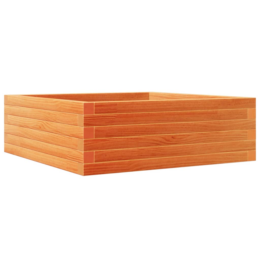 VIDAXL -Planungsbox 70x70x23 cm Festkiefer Wäsche braun