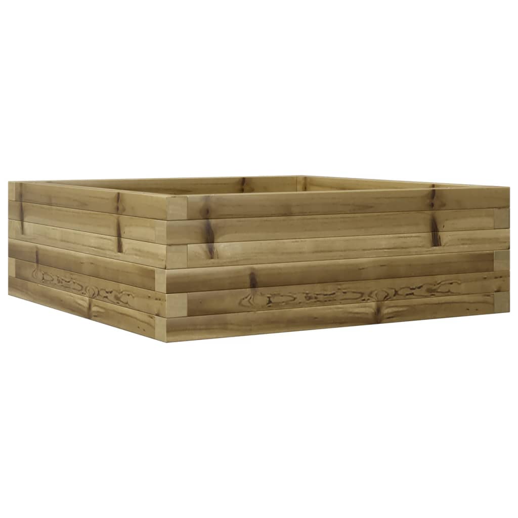 VIDAXL -Planungsbox 70x70x23 cm imprägnierte Kiefer