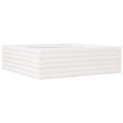 VIDAXL -Planungsbox 80x80x23 cm Festkiefer weiß