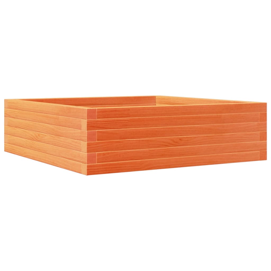 VIDAXL -Planungsbox 80x80x23 cm Festkiefer Wäsche Braun