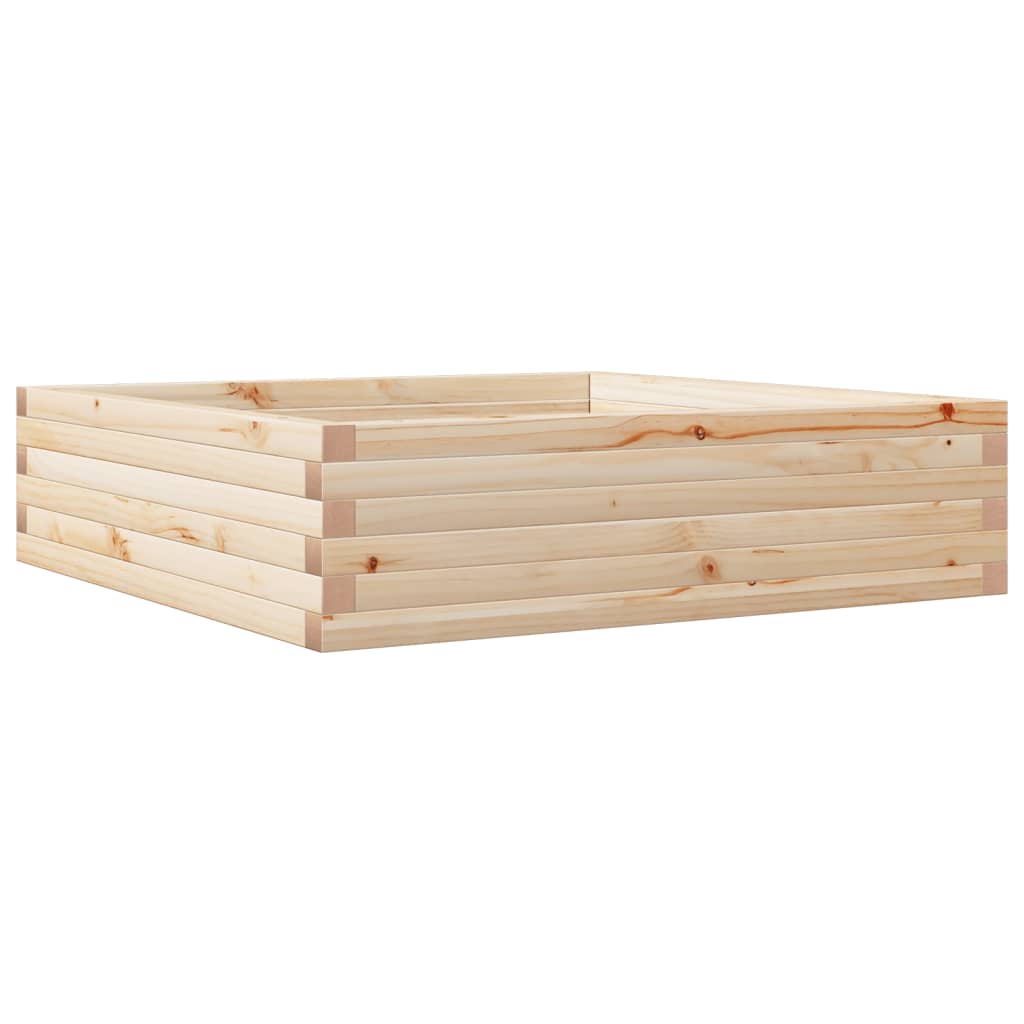 VIDAXL -Planungsbox 90x90x23 cm Festkiefer
