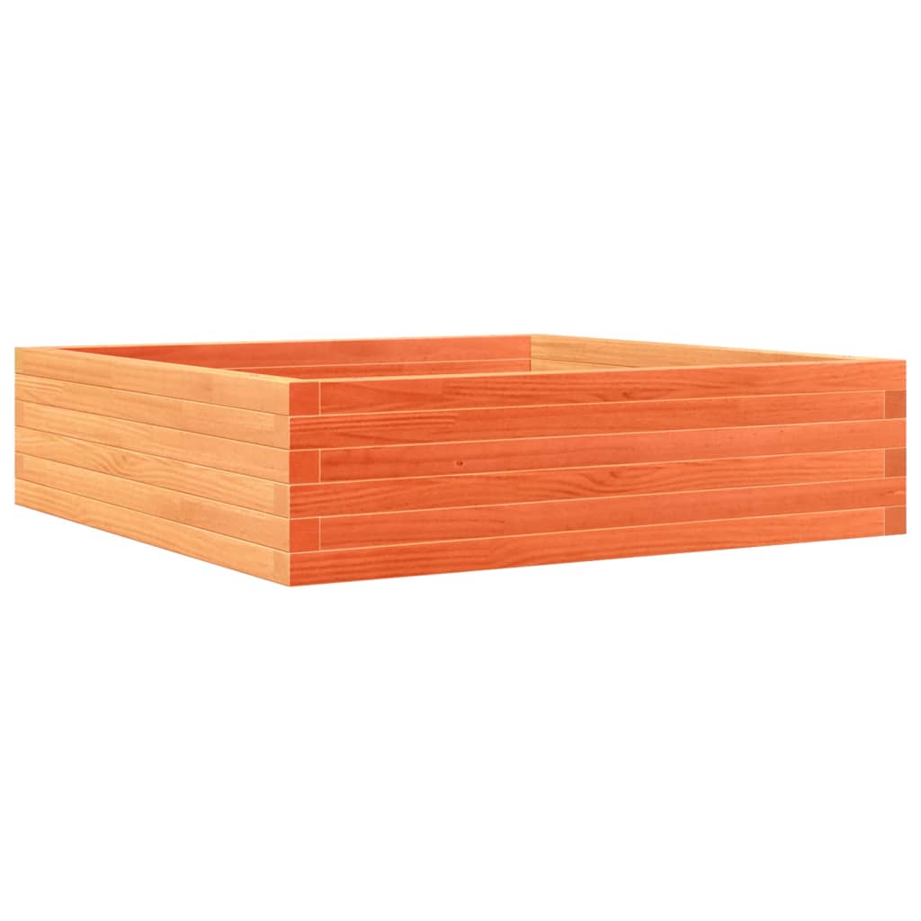 VIDAXL -Planungsbox 90x90x23 cm Festkiefer Wäsche braun