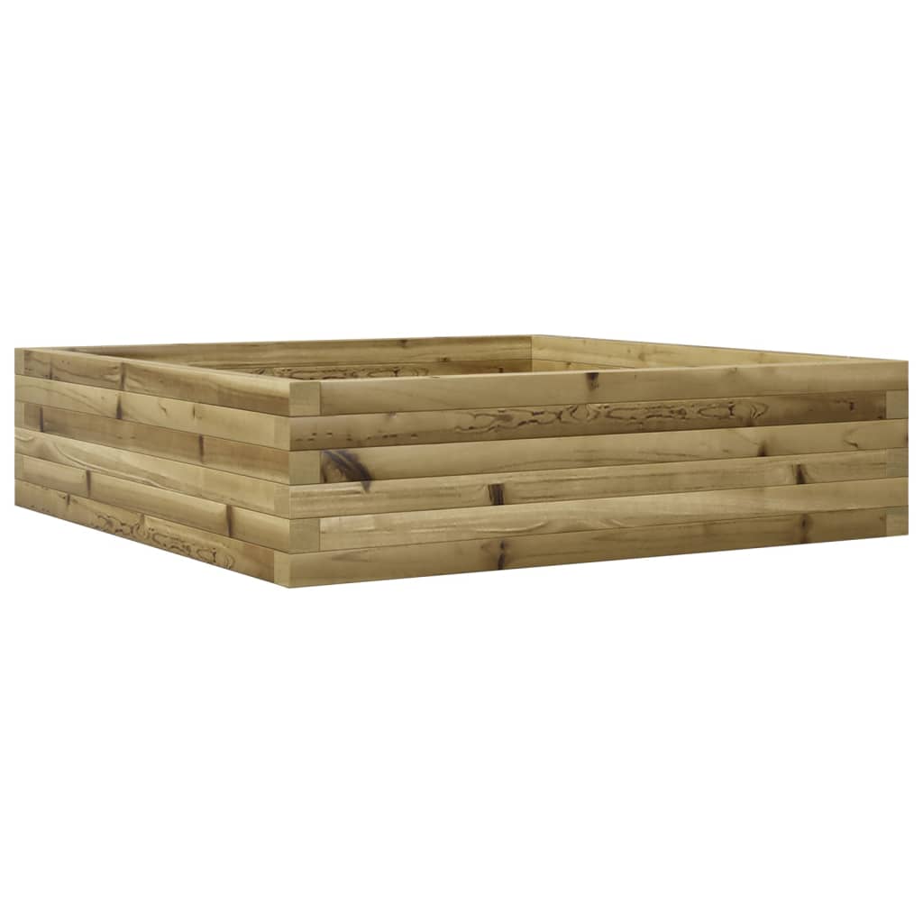 VIDAXL -Planungsbox 90x90x23 cm imprägnierte Kiefer