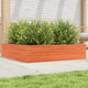 VIDAXL -Planungsbox 100x100x23 cm Festkiefer Wäsche Braun