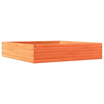 VIDAXL -Planungsbox 110x110x23 cm Festkiefer Wäsche braun