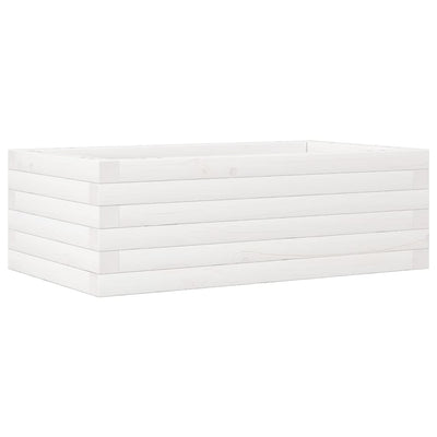 VIDAXL -Planungsbox 70x40x23 cm Festkiefer weiß