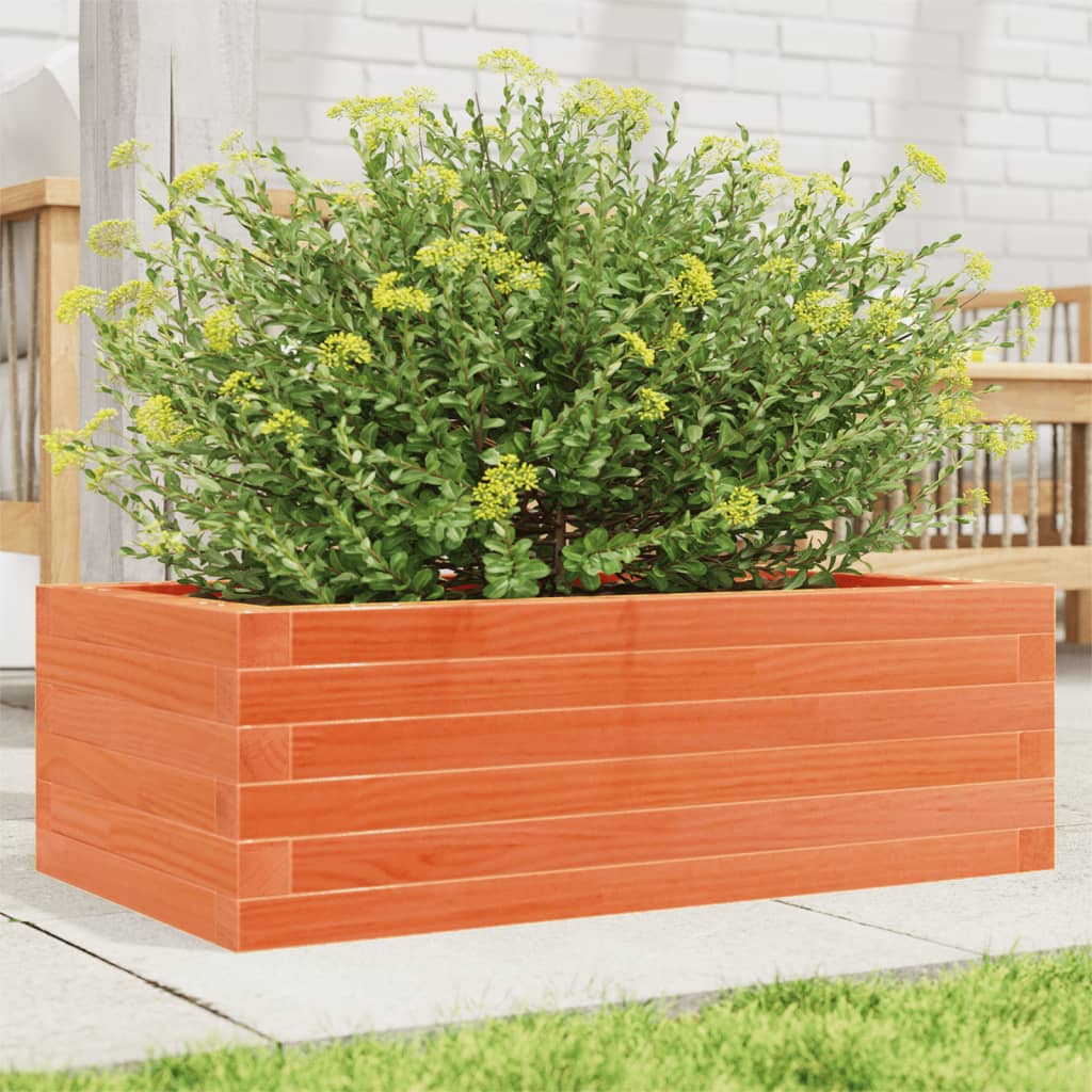 VIDAXL -Planungsbox 70x40x23 cm Festkiefer Wäsche Braun