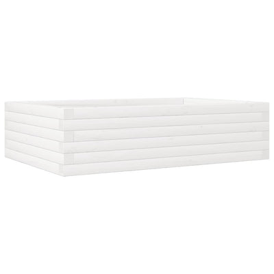 VIDAXL -Planungsbox 90x60x23 cm Festkiefer weiß