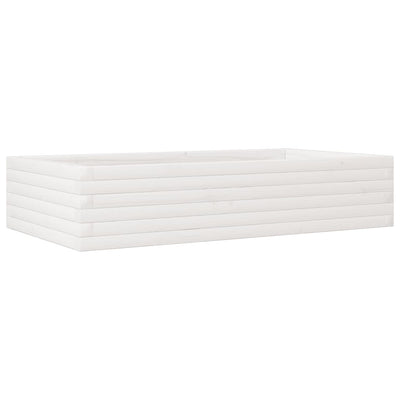 VIDAXL -Planungsbox 110x60x23 cm Festkiefer weiß