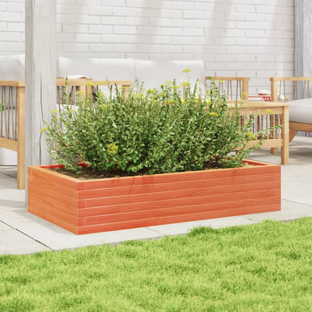 VIDAXL -Planungsbox 110x60x23 cm Festkiefer Wäsche braun