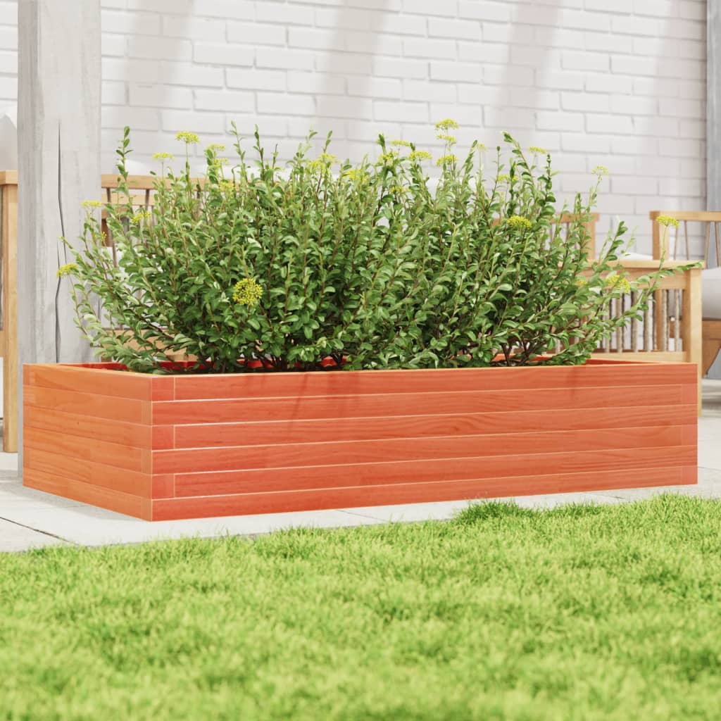 VIDAXL -Planungsbox 110x60x23 cm Festkiefer Wäsche braun