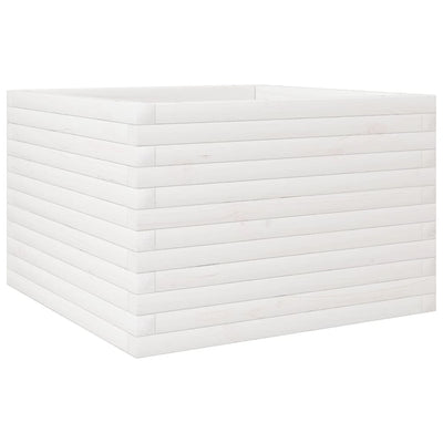 VIDAXL -Planungsbox 70x70x45.5 cm Festkiefer weiß