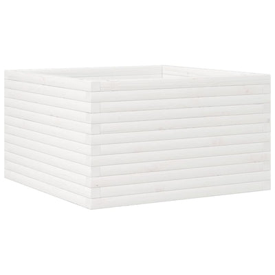 VIDAXL -Planungsbox 80x80x45.5 cm Festkiefer weiß