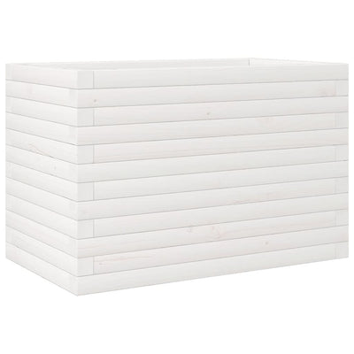 VIDAXL -Planungsbox 70x40x45.5 cm Festkiefer weiß