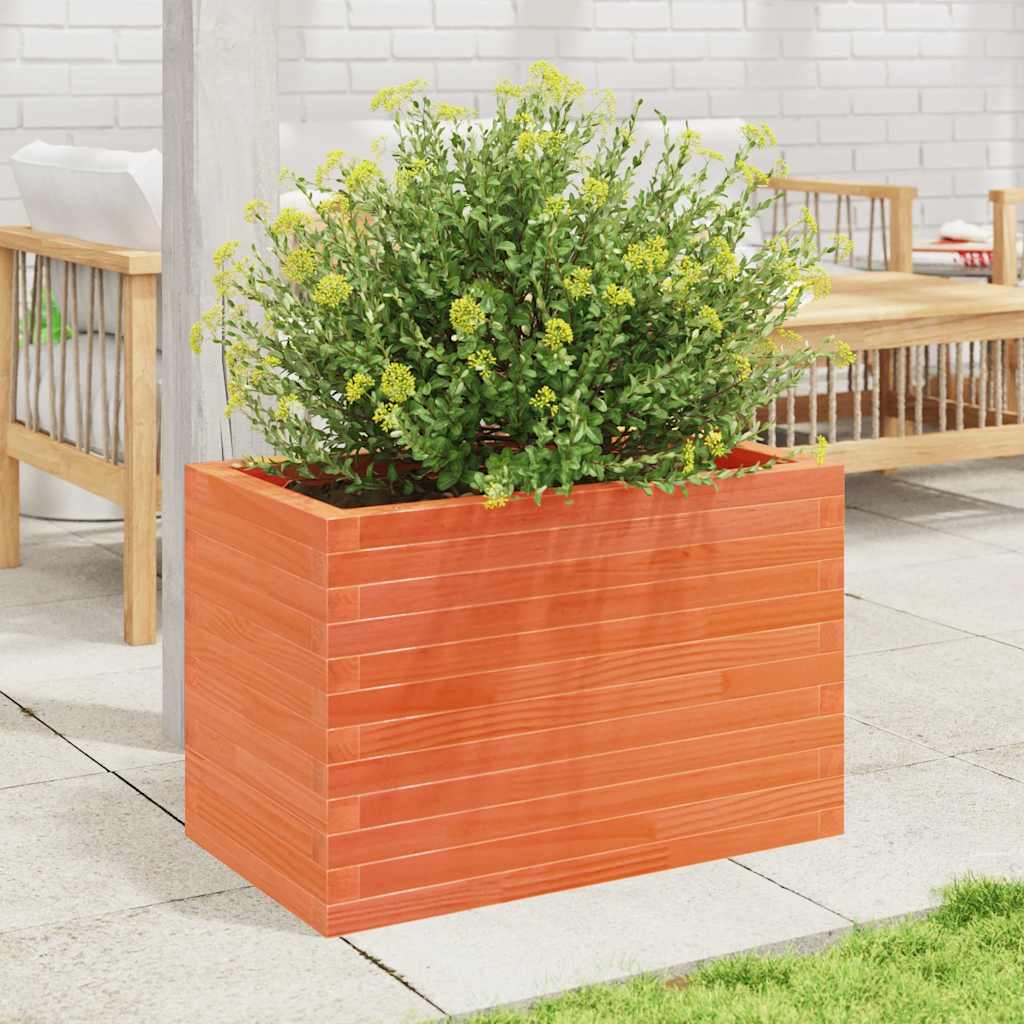 VIDAXL -Planungsbox 70x40x45.5 cm Festkiefer Wäsche braun