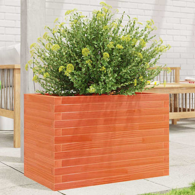 VIDAXL -Planungsbox 70x40x45.5 cm Festkiefer Wäsche braun