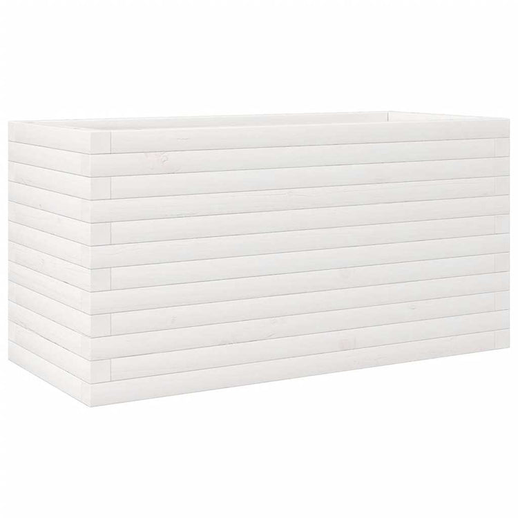 VIDAXL -Planungsbox 90x40x45.5 cm Festkiefer weiß