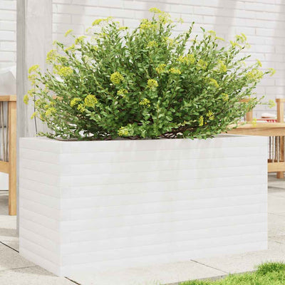 VIDAXL -Planungsbox 90x40x45.5 cm Festkiefer weiß