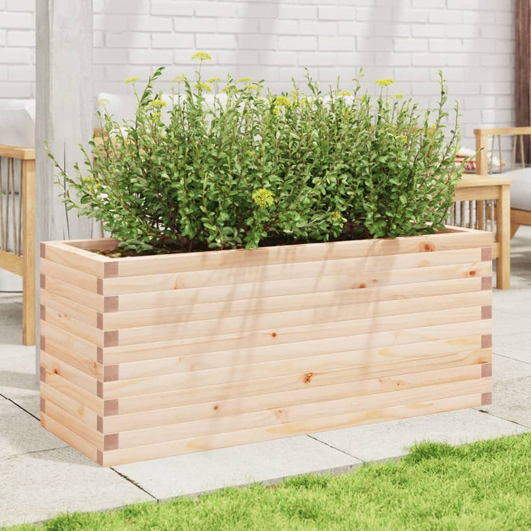 VIDAXL -Planungsbox 110x40x45.5 cm Festkiefer