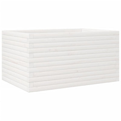 VIDAXL -Planungsbox 90x60x45.5 cm Festkiefer weiß