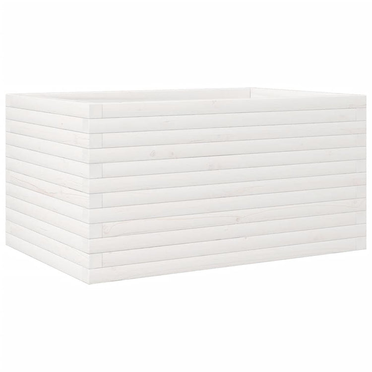 VIDAXL -Planungsbox 90x60x45.5 cm Festkiefer weiß