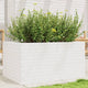 VIDAXL -Planungsbox 90x60x45.5 cm Festkiefer weiß