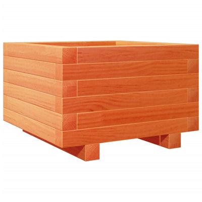 VIDAXL -Pflanzer Big 40x40x26,5 cm Festkiefer Wäsche braun