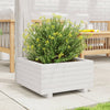 VIDAXL -Planungsbox 50x50x26,5 cm Festkiefer weiß