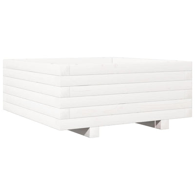 VIDAXL -Planungsbox 60x60x26,5 cm Festkiefer weiß