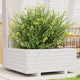VIDAXL -Planungsbox 60x60x26,5 cm Festkiefer weiß