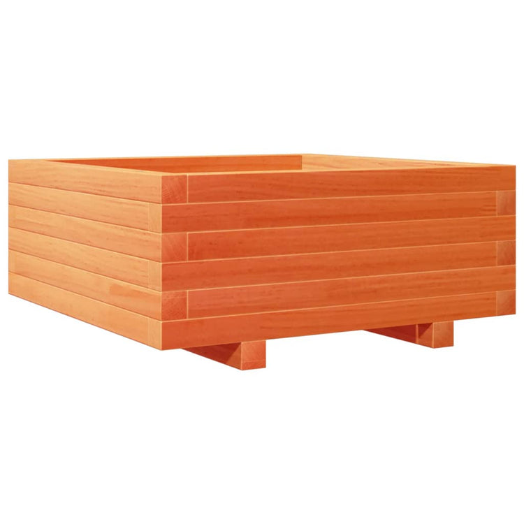 VIDAXL -Planungsbox 60x60x26,5 cm Festkiefer Wäsche braun