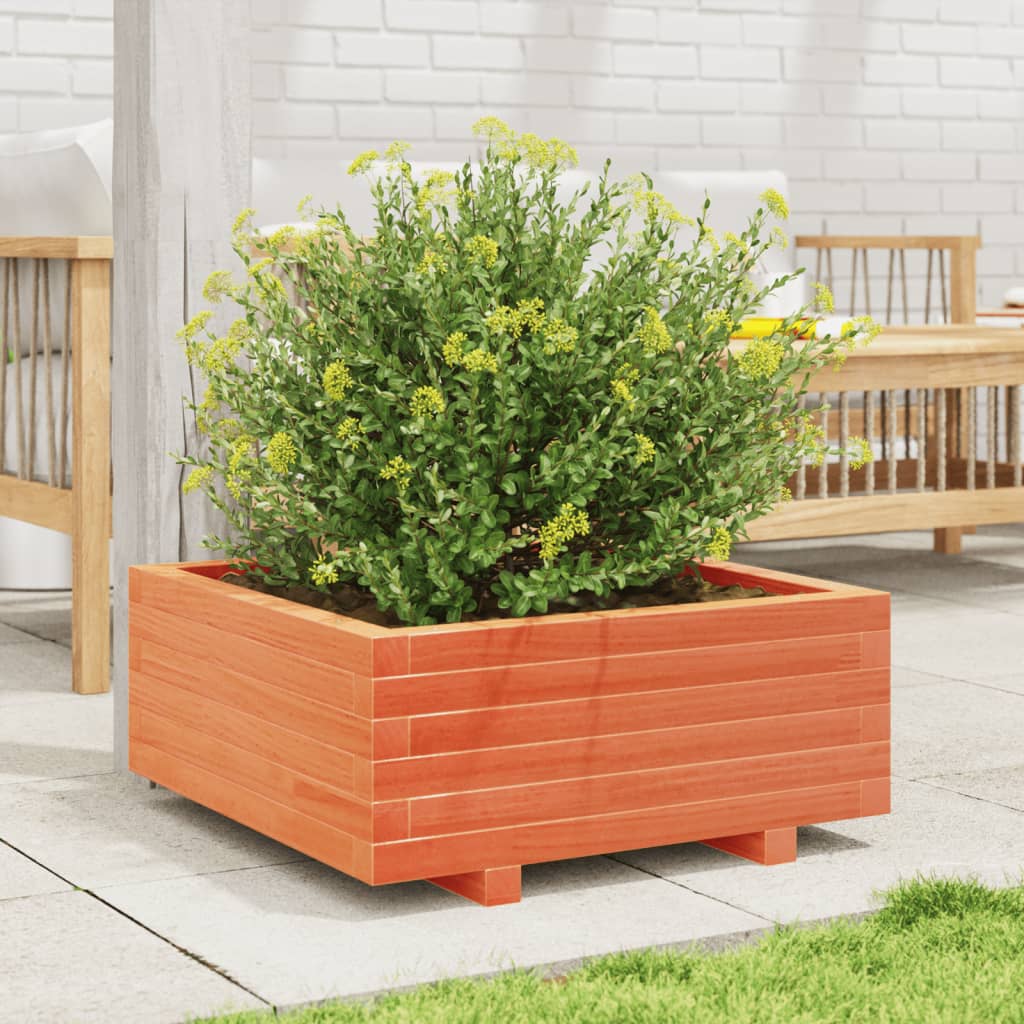 VIDAXL -Planungsbox 60x60x26,5 cm Festkiefer Wäsche braun