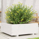VIDAXL -Planungsbox 70x70x26,5 cm Festkiefer weiß