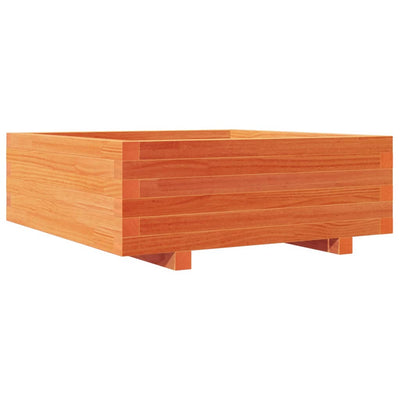 VIDAXL -Planungsbox 70x70x26,5 cm Festkiefer Wäsche braun