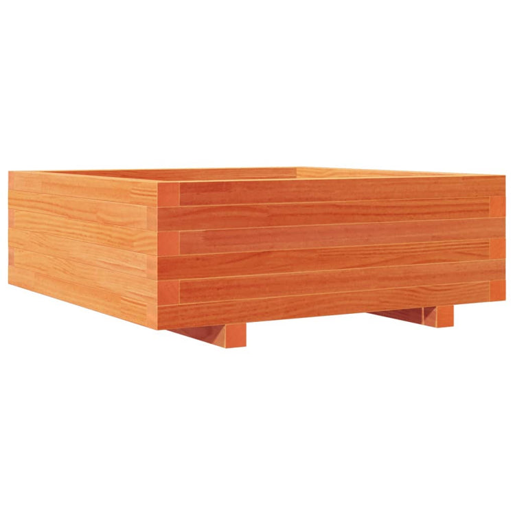 VIDAXL -Planungsbox 70x70x26,5 cm Festkiefer Wäsche braun