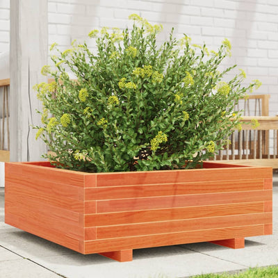 VIDAXL -Planungsbox 70x70x26,5 cm Festkiefer Wäsche braun