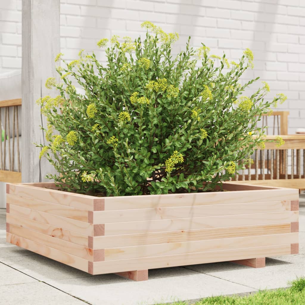 VIDAXL -Planungsbox 80x80x26,5 cm Festkiefer