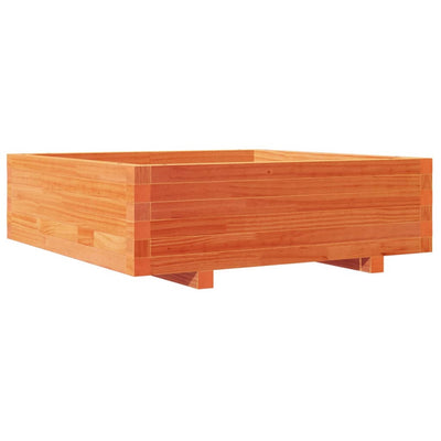 VIDAXL -Planungsbox 80x80x26,5 cm Festkiefer Wäsche braun