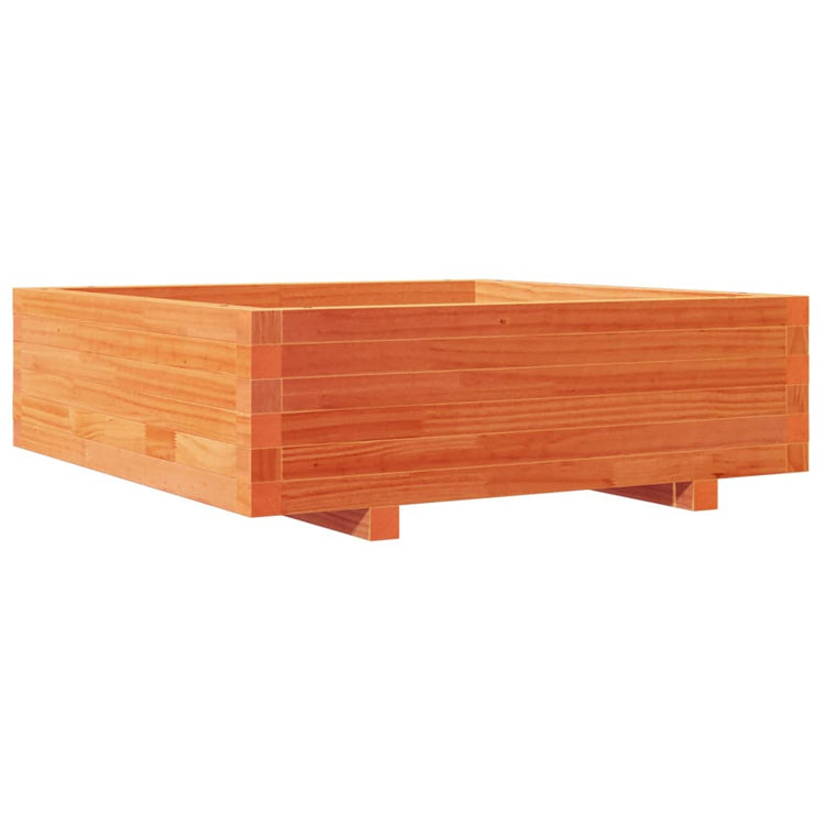 VIDAXL -Planungsbox 80x80x26,5 cm Festkiefer Wäsche braun