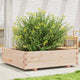 VIDAXL -Planungsbox 90x90x26,5 cm Festkiefer