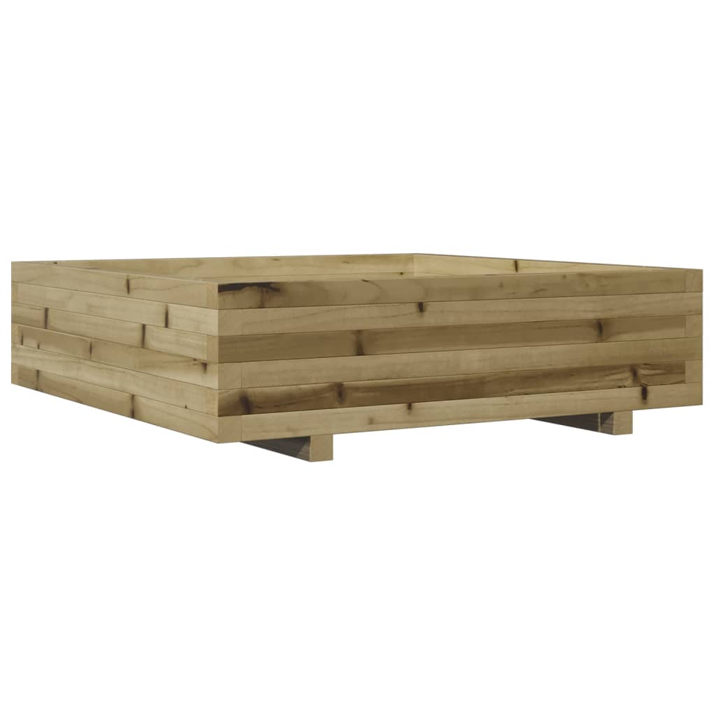VIDAXL -Planungsbox 90x90x26,5 cm imprägniertes Kiefernholz