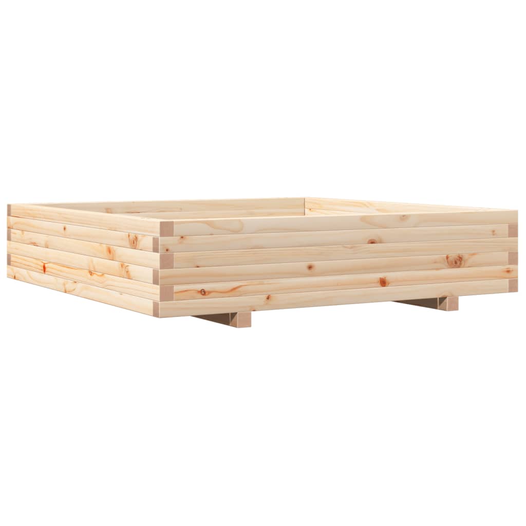 VIDAXL -Planungsbox 110x110x26.5 cm Festkiefer
