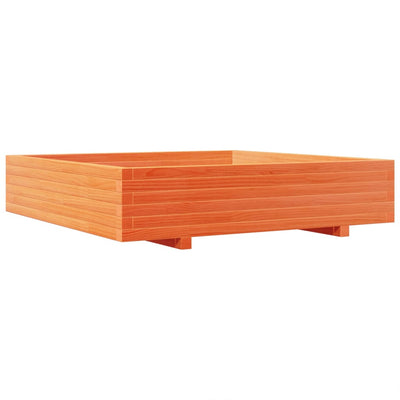 VIDAXL -Planungsbox 110x110x26,5 cm Festkiefer Wachsbraun