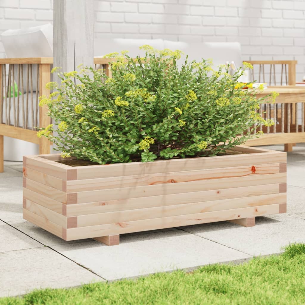 VIDAXL -Planungsbox 90x40x26,5 cm Festkiefer